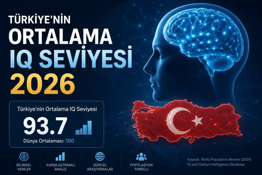Türkiye’nin Ortalama IQ Seviyesi 2026